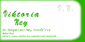 viktoria ney business card